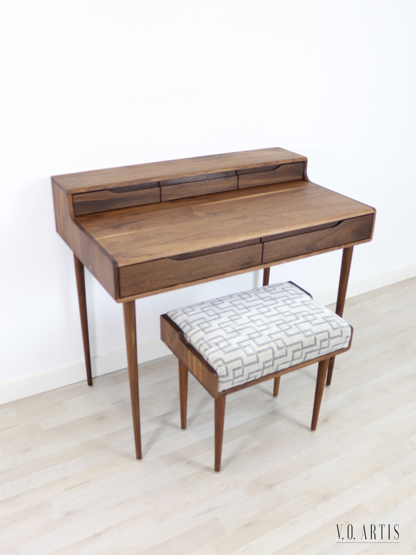 Vanity , Dressing Table  in solid American Oak or Walnut